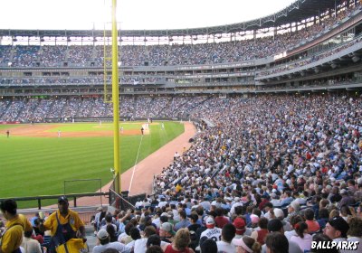 View from left field corner