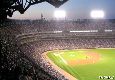 View from right field corner
