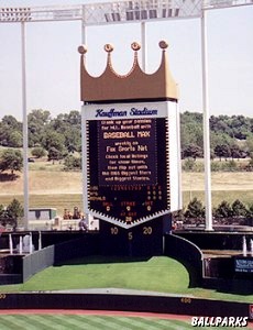 Center field scoreboard