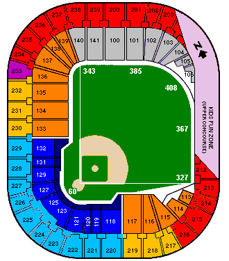 metrodome seating chart delineation