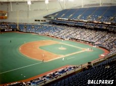 View from the 3rd base stands