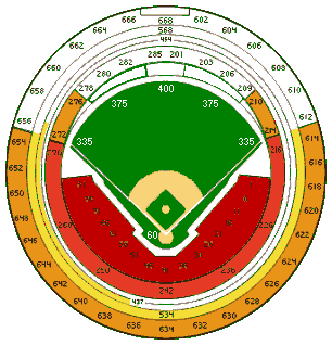 Three Rivers Stadium seating diagram