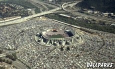 Qualcomm Stadium and the surrounding area